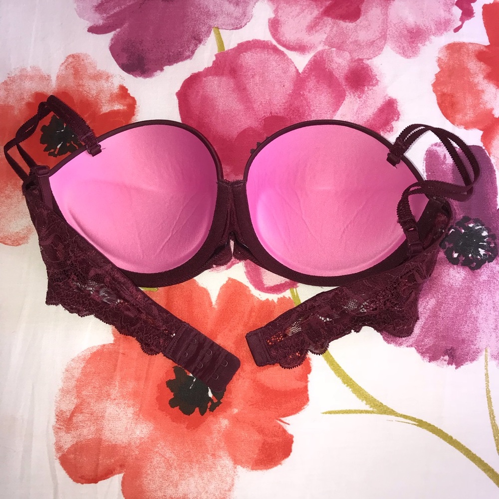 Vs Pink Date Multi-Way Lace Push Up Bra - image 7